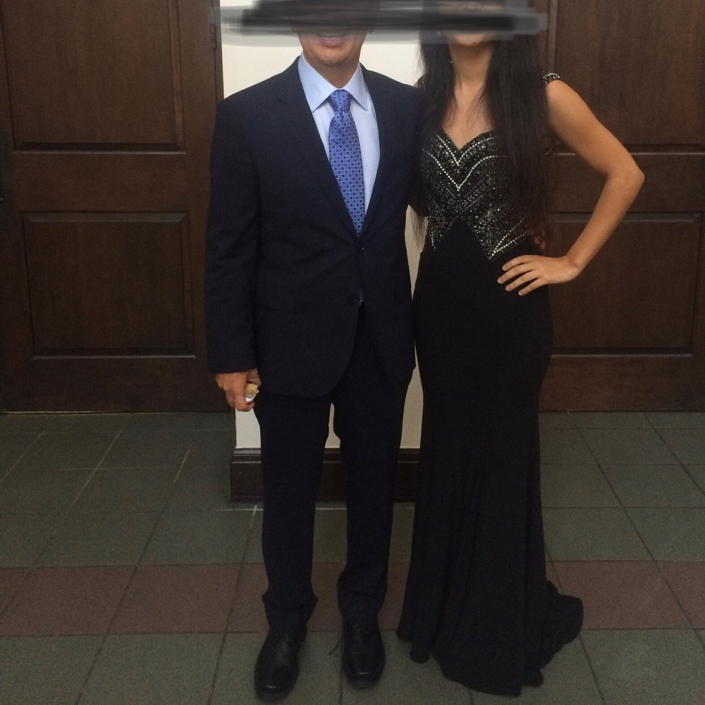Black gown dress